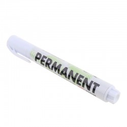 Pennarello bianco - vernice permanente - impermeabile - pennarello
