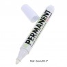 Pennarello bianco - vernice permanente - impermeabile - pennarello