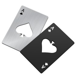 Ace card - apribottiglie in alluminio - formato carta di credito