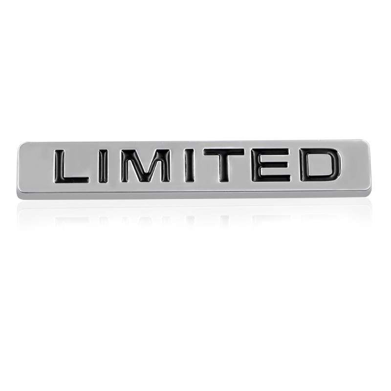 LIMITED - emblema in metallo - badge - adesivo per auto