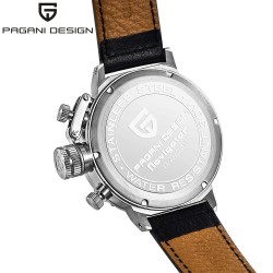PAGANI DESIGN - orologio sportivo da uomo - Quarzo - impermeabile - cinturino in pelle