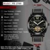 PAGANI DESIGN - automatic / mechanical men's watch - luminous pointers - leather strap - waterproofWatches
