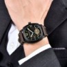 PAGANI DESIGN - orologio da uomo automatico / meccanico - lancette luminose - cinturino in pelle - impermeabile