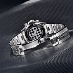 PAGANI DESIGN - orologio da uomo al quarzo - cronografo - lunetta in ceramica - impermeabile - acciaio inossidabile
