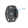 CNC aluminum flat buckle mount - quick release - for GoProMounts