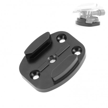 CNC aluminum flat buckle mount - quick release - for GoProMounts