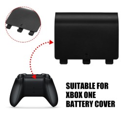 Manette Xbox One - coque batterie - noir