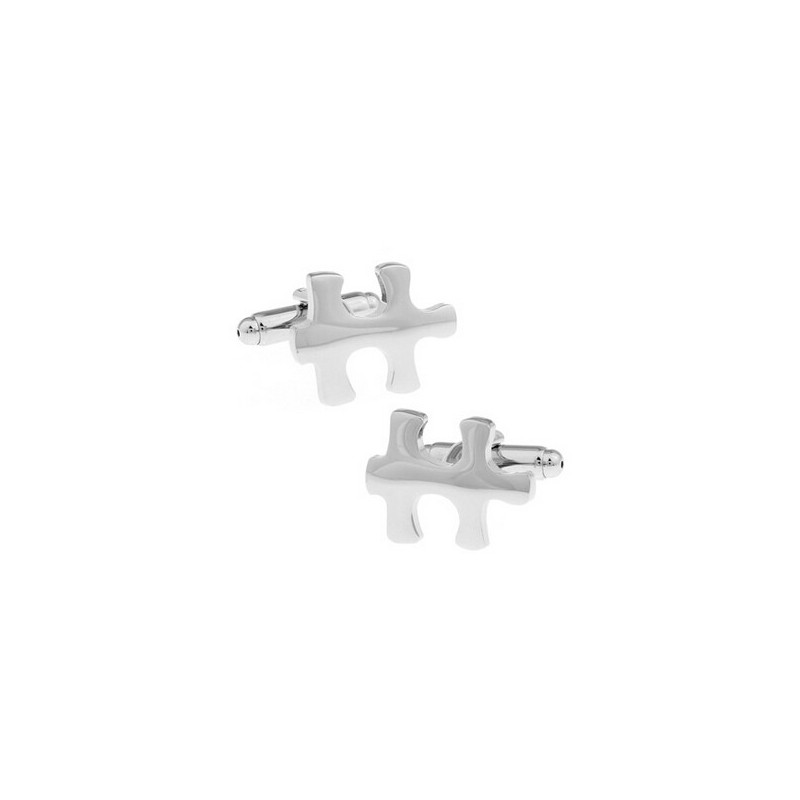 Puzzle shaped cufflinksCufflinks