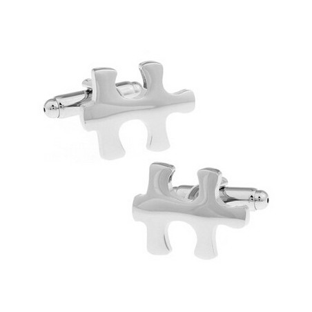 Puzzle shaped cufflinksCufflinks