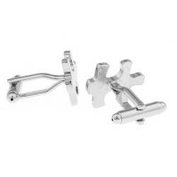 Puzzle shaped cufflinksCufflinks