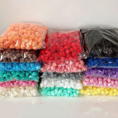 Artificial roses - made from foam - for decoration - 3 cmArtificial flowers