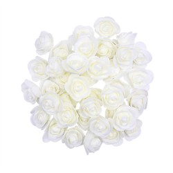 Artificial roses - made from foam - for decoration - 3 cmArtificial flowers