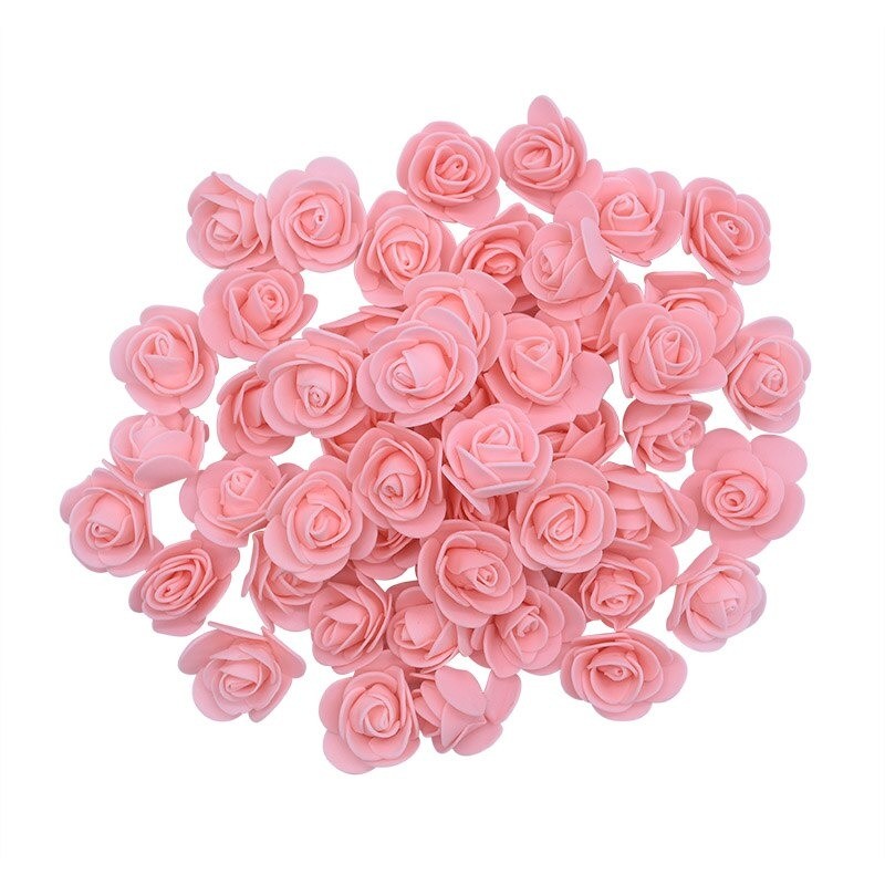 Artificial roses - made from foam - for decoration - 3 cmArtificial flowers
