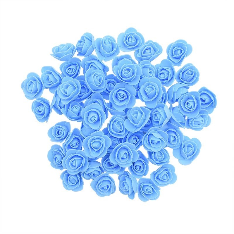 Artificial roses - made from foam - for decoration - 3 cmArtificial flowers
