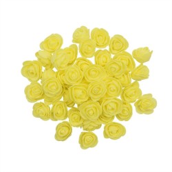 Artificial roses - made from foam - for decoration - 3 cmArtificial flowers