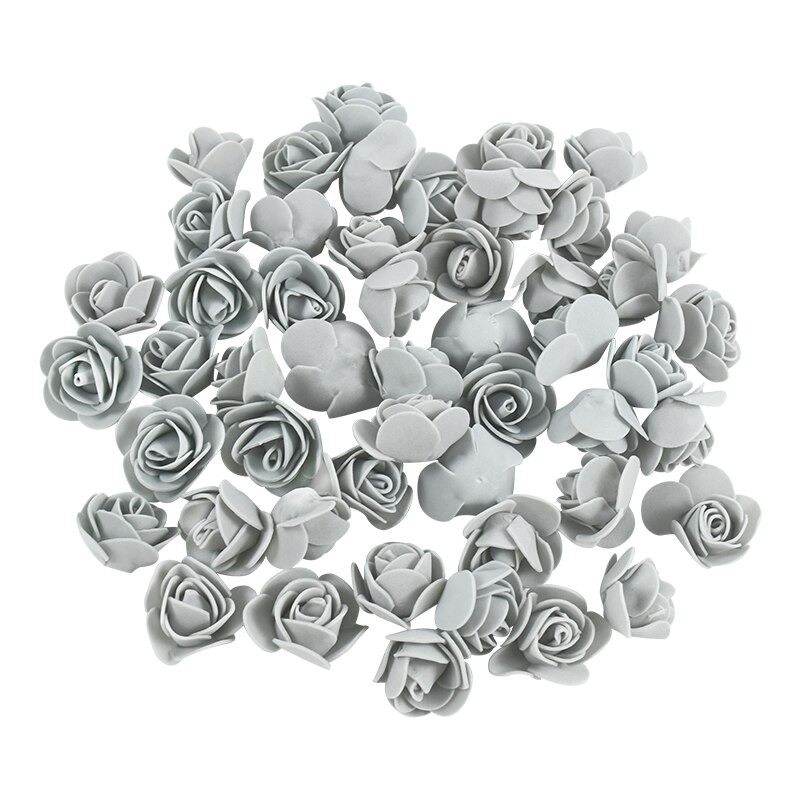 Artificial roses - made from foam - for decoration - 3 cmArtificial flowers