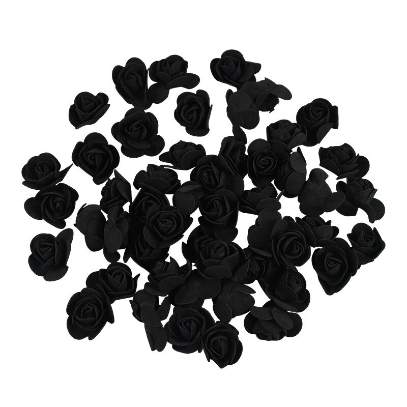 Artificial roses - made from foam - for decoration - 3 cmArtificial flowers