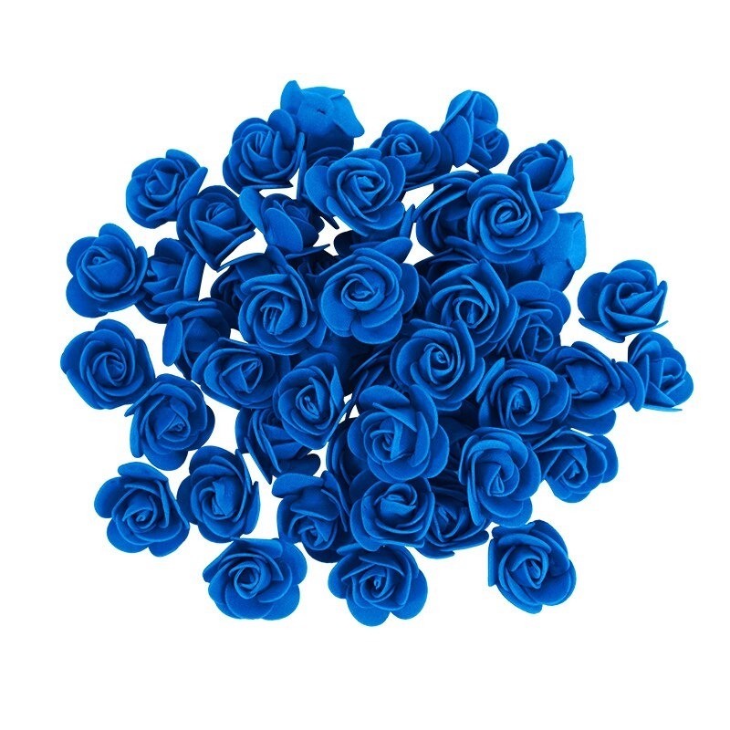 Artificial roses - made from foam - for decoration - 3 cmArtificial flowers