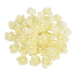 Artificial roses - made from foam - for decoration - 3 cmArtificial flowers