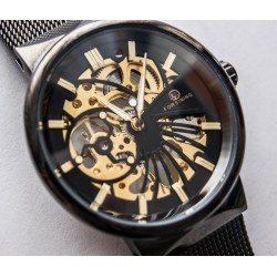 FORSING - luxury mechanical watch - waterproof - skeleton designWatches