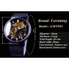 FORSING - luxury mechanical watch - waterproof - skeleton designWatches