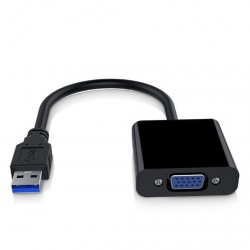 Adattatore da USB 3 a VGA - cavo - 1080p - connessione monitor
