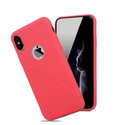 Custodia morbida in silicone - Candy Pudding - per iPhone - rossa