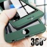 Luxury 360 full cover - con protezione per lo schermo in vetro temperato - per iPhone - verde