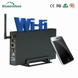 Boîtier externe en aluminium - Routeur WiFi Nas - répéteur - 300mbps - Boîtier HDD3.5 Sata vers USB 3.0