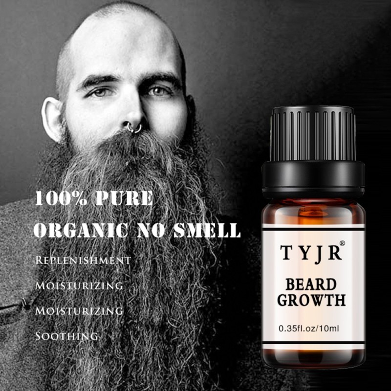 Essenza per la crescita della barba - olio biologico - anticaduta capelli barba - 10 ml