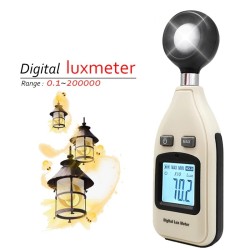 Illuminomètre - posemètre numérique - photomètre - 200.000 Lux / Fc
