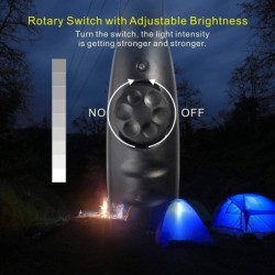 Lampe de poche LED - lampe de travail - COB - USB - gradation - avec aimant - étanche