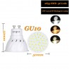 Ampoules spot LED GU10 - 110V 220V 24V - 4W - 6W - 8W - 10 pièces