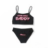 Sexy lingerie set - short top - knickers - COME HERE DADDY PLEASE letteringLingerie