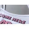 Sexy lingerie set - short top - knickers - COME HERE DADDY PLEASE letteringLingerie