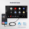 Autoradio Android 9 - 2GB-32GB - Bluetooth - fotocamera - Wifi - GPS - MirrorLink