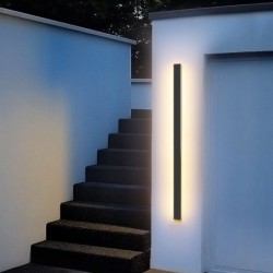 Applique d'extérieur étanche - longue lampe LED en aluminium