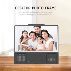 12 Inch - Screen amplifier - 3D glass magnifier with Bluetooth speaker - for smartphoneAccessories