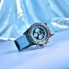 PAGANI DESIGN - orologio meccanico / automatico - lunetta arcobaleno - impermeabile - cinturino in pelle / nylon
