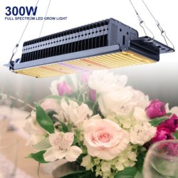 300W - 465 LED - lumière de croissance - panneau - ailettes chauffantes - lampe phyto - spectre complet