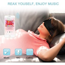Masque pour les yeux endormi - avec casque Bluetooth et microphone