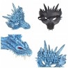 Maschera di Halloween - faccia di drago 3D