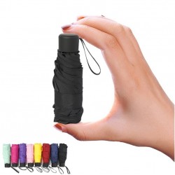 Mini ombrello tascabile pieghevole leggero - anti-UV