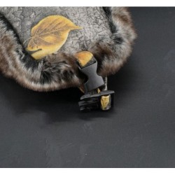 Cappello invernale caldo militare - con protezione per le orecchie - lana / pelliccia spessa - Ushanka russa