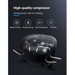 Mini automatic electric ice making machine - ice cubes maker - 15 kg/24H - 220VBar supply