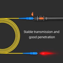 Localizzatore di guasti visivo - tester per cavi in fibra ottica - laser rosso - SC/FC/ST