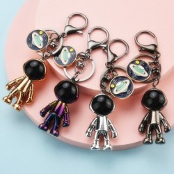 Acrylic robot spaceman / planets - keychainKeyrings