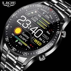 LIGE - montre intelligente de sport - Android - IOS - fréquence cardiaque - tension artérielle - étanche