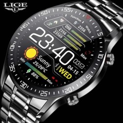 LIGE - Smart Watch sportivo - Android - IOS - frequenza cardiaca - pressione sanguigna - impermeabile