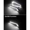 Luci DRL tipo L per auto - super luminose - funzione on/off - impermeabili - LED - 2 pezzi